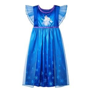 NWT Disney Frozen Elsa blue tulle satin costume girls' dress 5T